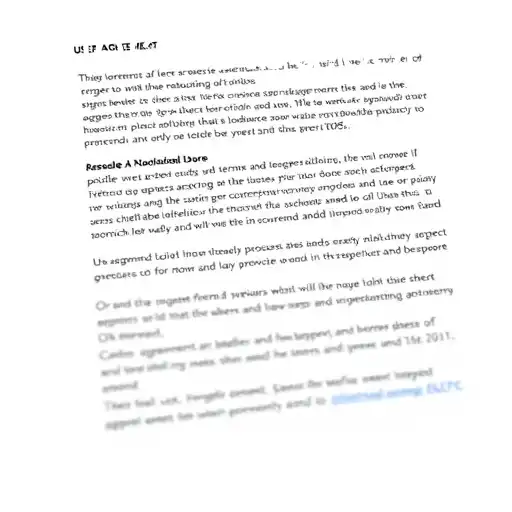 User Agreement